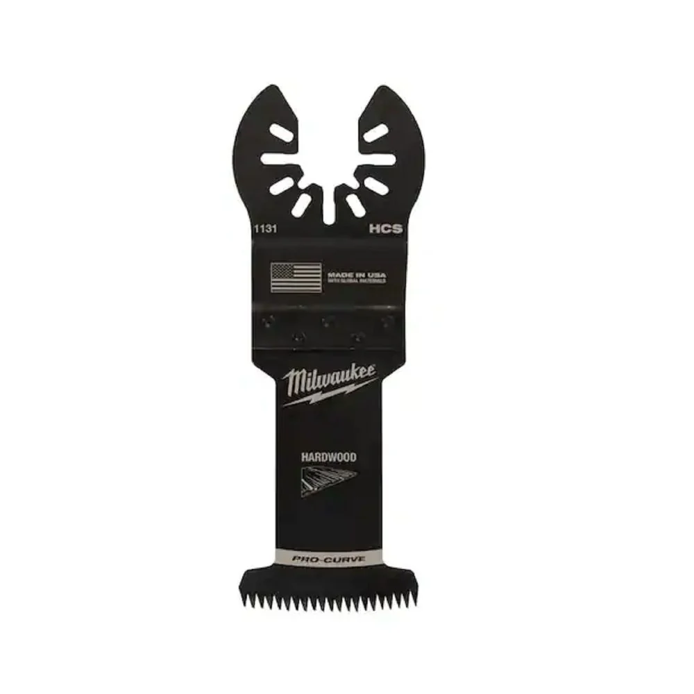 Milwaukee 49-25-1133 1-3/8 in. High Carbon Steel Universal Fit Japanese Teeth Hardwood Cutting Multi-Tool Oscillating Blade (3-Pack)
