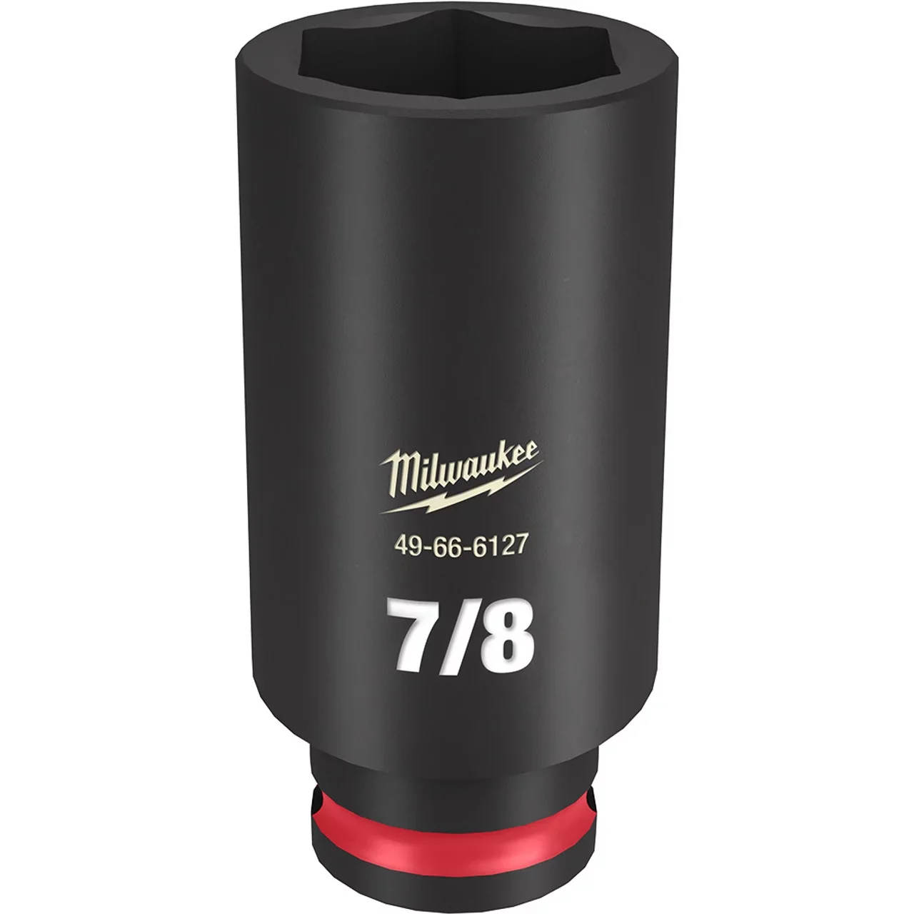 Milwaukee 49-66-6127 SHOCKWAVE Impact Duty 3/8"Drive 7/8" Deep 6 Point Socket - Image 2