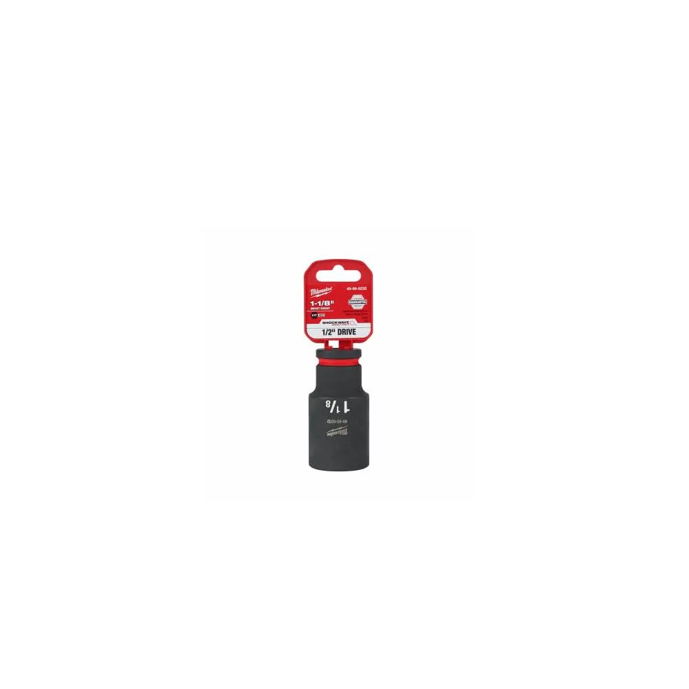 Milwaukee 49-66-6232 SHOCKWAVE Impact Duty 1/2"Drive 1-1/8" Deep 6 Point Socket - Image 4