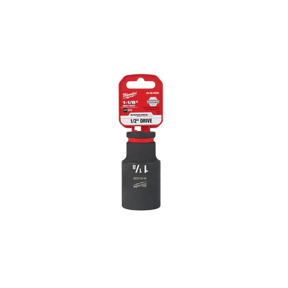 Milwaukee 49-66-6232 SHOCKWAVE Impact Duty 1/2"Drive 1-1/8" Deep 6 Point Socket - Image 6