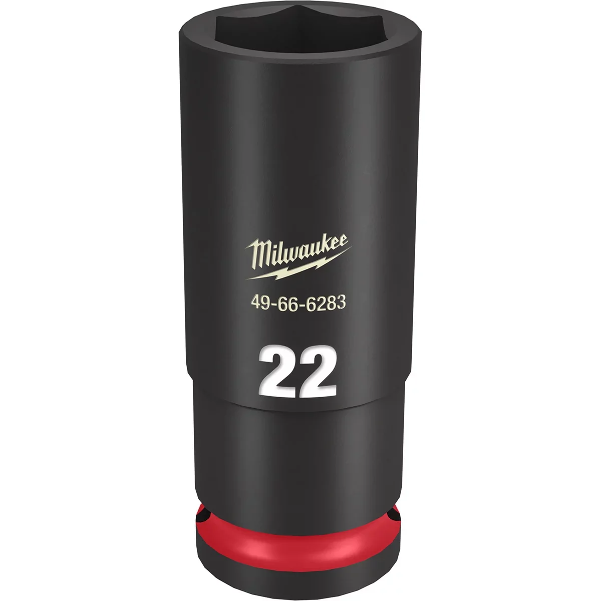 Milwaukee 49-66-6283 Shockwave Impact Duty 1/2" Drive 22MM Deep 6 Point Socket