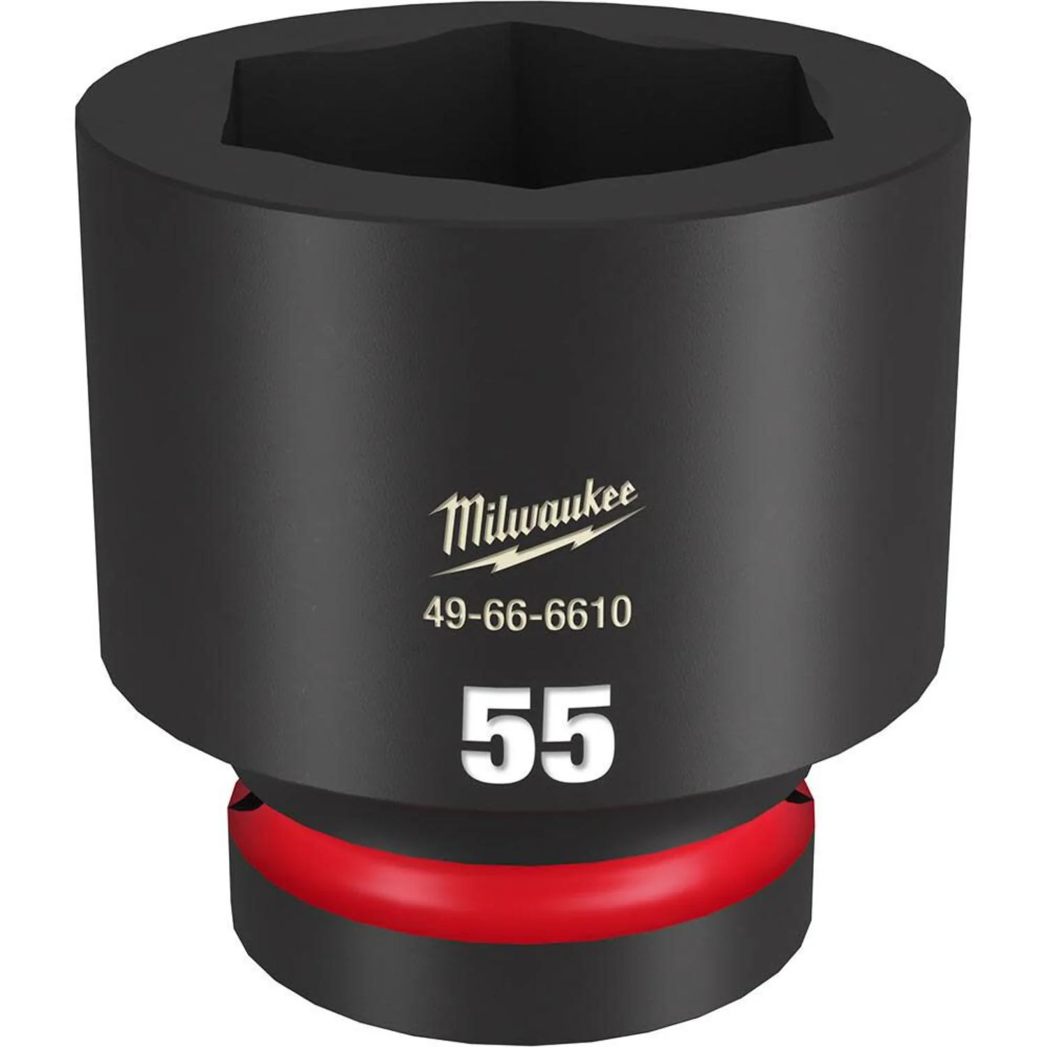 Milwaukee 49-66-6610 Impact Socket 1in Drive 55mm Standard 6 Point
