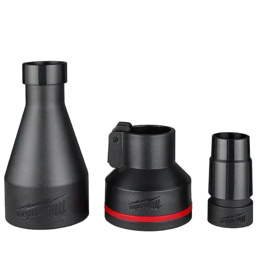 Milwaukee 49-90-2000 2-1/2 in. Dust Extraction Adapter for Wet/Dry Shop Vacuums (3-Piece)