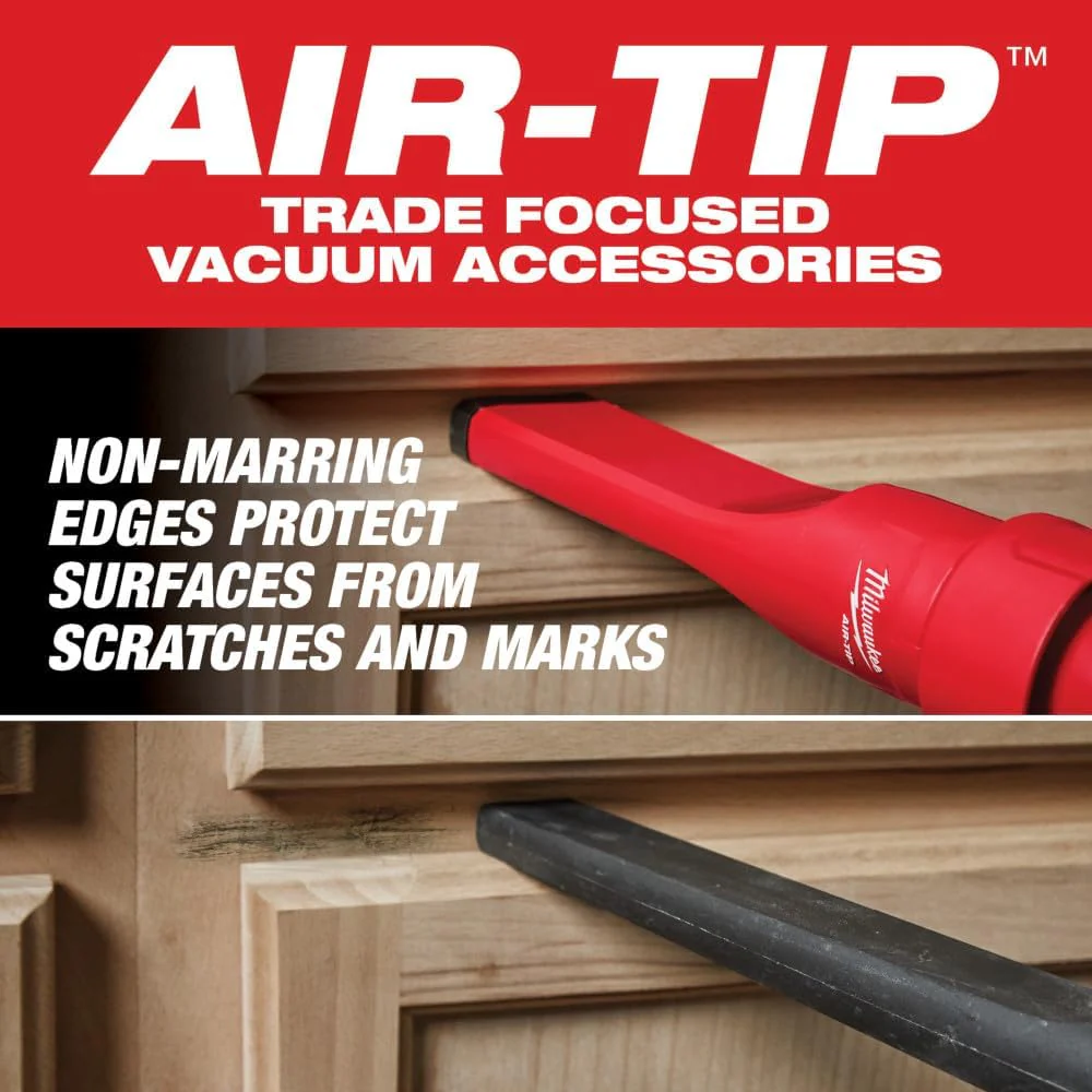 Milwaukee 49-90-2034 Air-Tip 4.33 L X 9.1 in. W Non Marring Utility Vacuum Nozzle 2 pc - Image 2