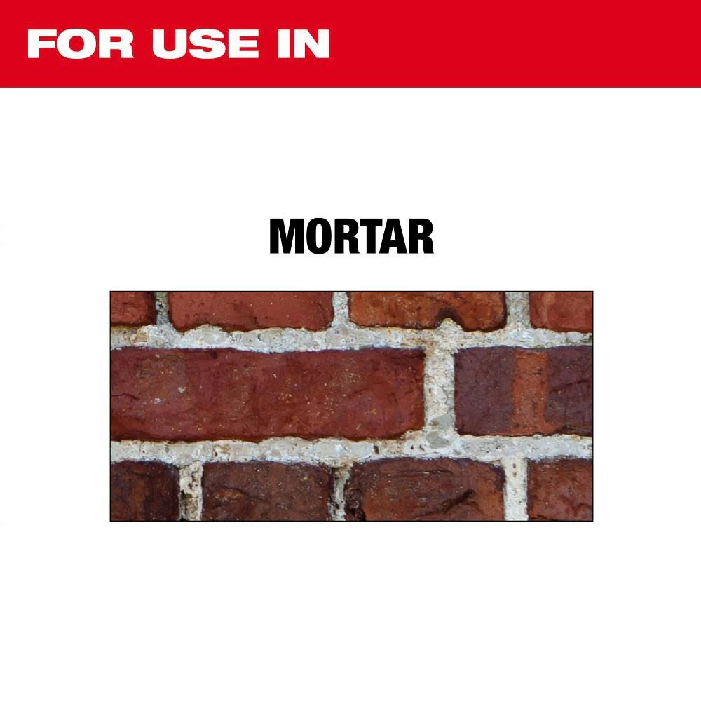 Milwaukee 49-93-7406 Diamond Max 5 in. Tuck Point Diamond Blade for Mortar Removal, Wet and Dry Use - Image 2