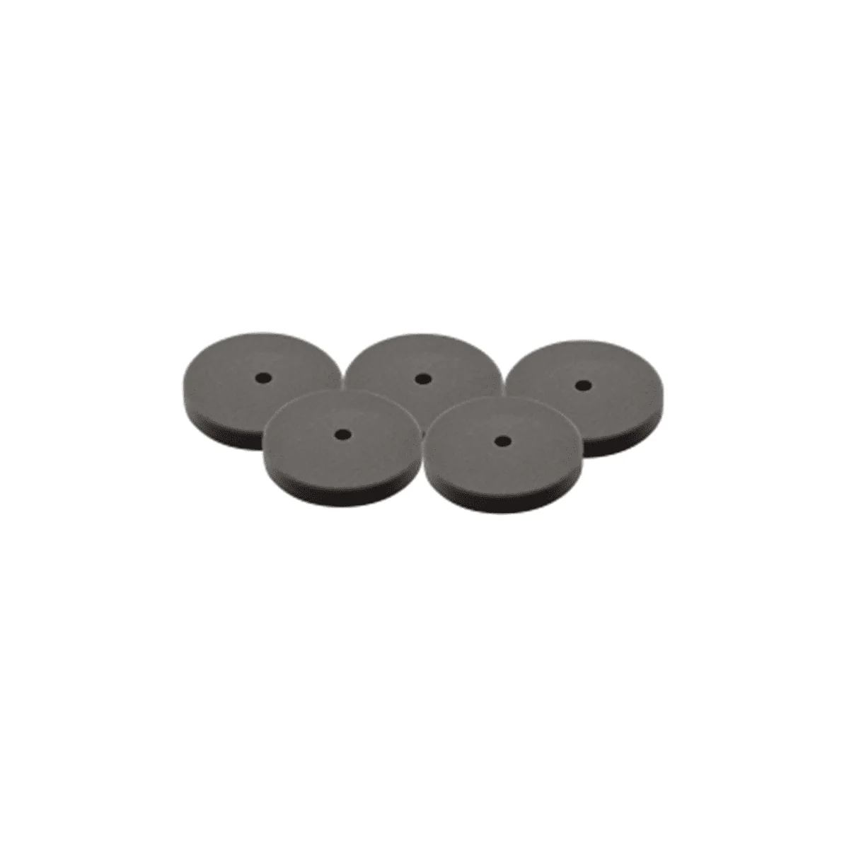Milwaukee 5-Piece 7 in. Black Foam Finishing Pad Set, Fine Grit Zirconia Alumina, Compatible with M18 FUEL Polisher, 49-36-5783