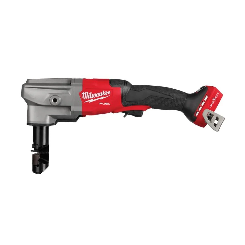 Milwaukee M18 FUEL 10-Gauge Cordless Power Nibbler with POWERSTATE Brushless Motor, Variable Speed, LED Light, Red/Black, 3476-20 - Image 2