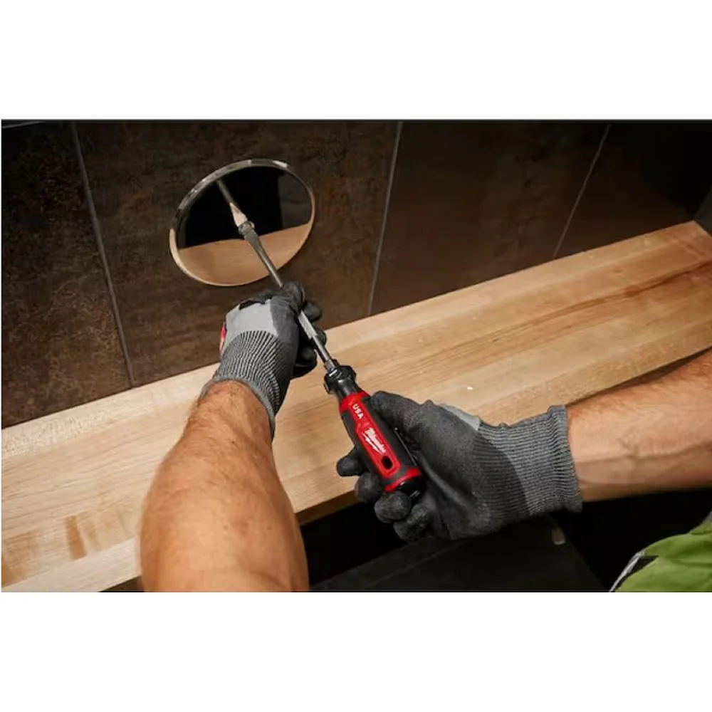 Milwaukee MT209 8 in. x 3/8 in. Slotted Flat Head Screwdriver with Cushion Grip - Image 2