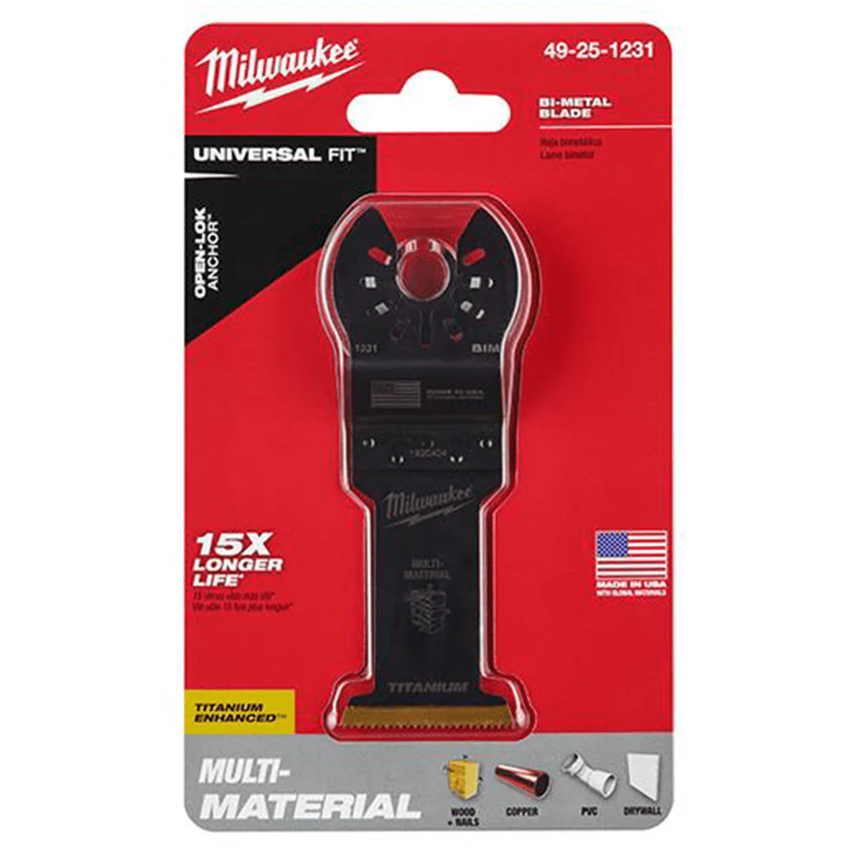 Milwaukee Open-Lok Wide Sealant Cutting Blade, Stainless Steel, 5 Pack, 49-25-2231 - Image 6