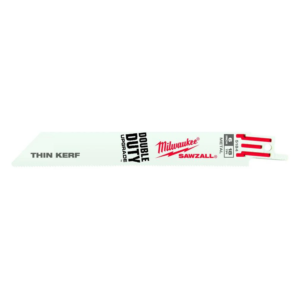 MILWAUKEE THIN KERF SAWZALL BLADE, 6 IN., 18 TPI, 50 PER PACK - Image 3