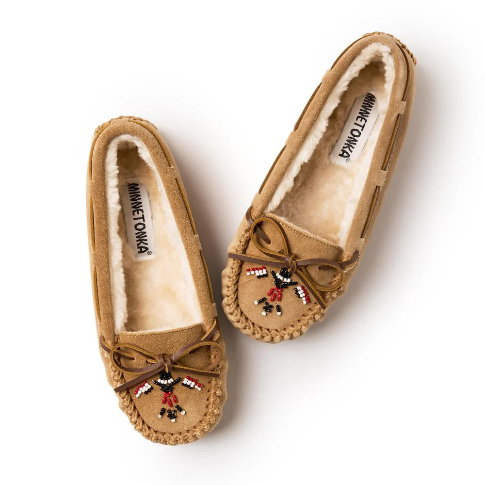 Minnetonka 4000101 Cally Thunderbird Slippers for Women - Cinnamon - 7M - Image 3