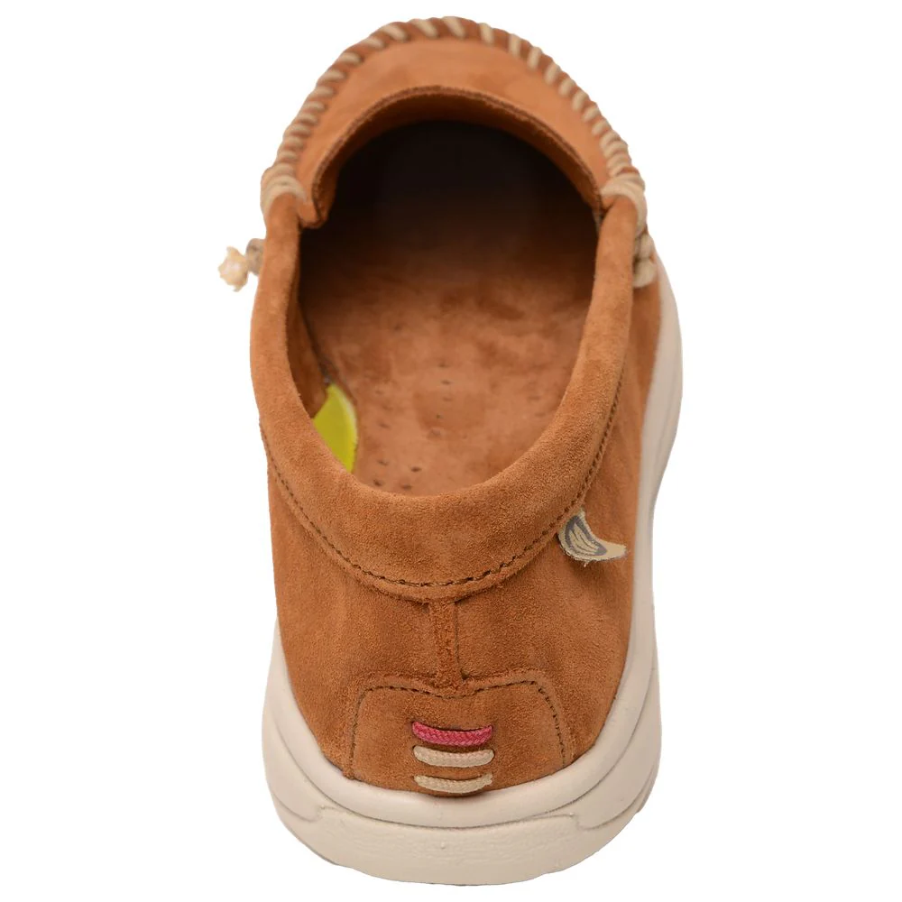 Minnetonka Discover Classic Moccasins for Ladies - Brown - 8M - Image 4
