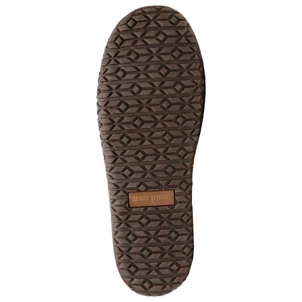 Minnetonka Sheepskin Tobie Slippers for Men - Brown - 9M - Image 5