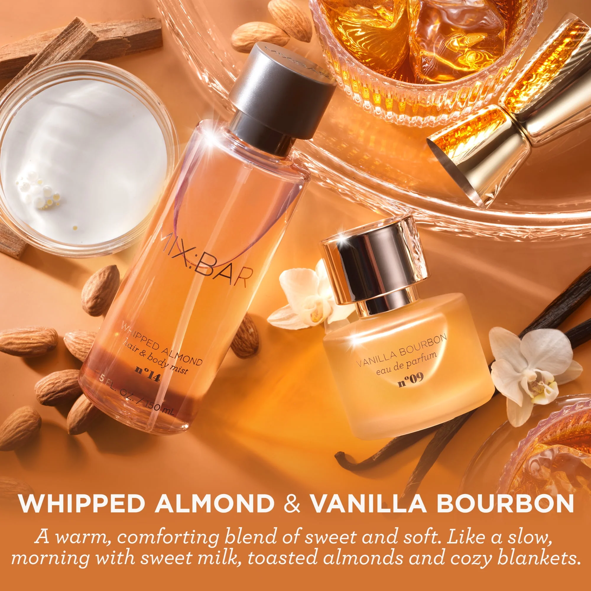 MIX:BAR Whipped Almond Eau de Parfum Spray, Long-Lasting Vegan Fragrance, 1.7 oz, 83756908 - Image 7