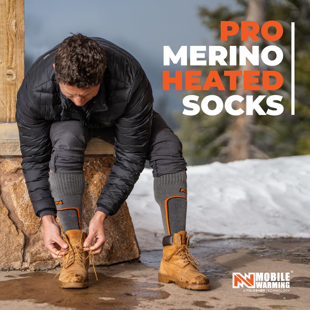 Mobile Warming Mwus22220523 Pro Heated Merino Socks - XL - Image 2