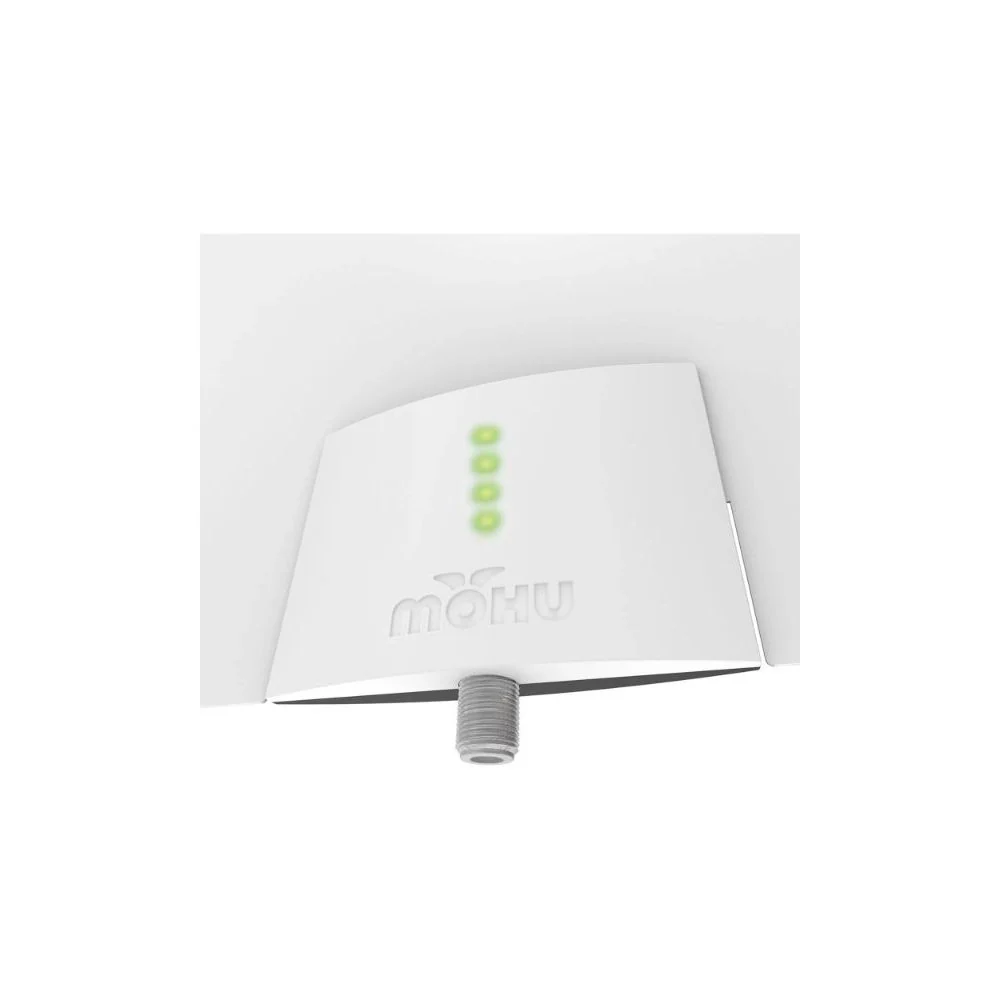 Mohu MH-110160 Leaf Supreme PRO Amplified Indoor HDTV Antenna with Signal Indicator and 12ft. Coaxial Cable - Image 2