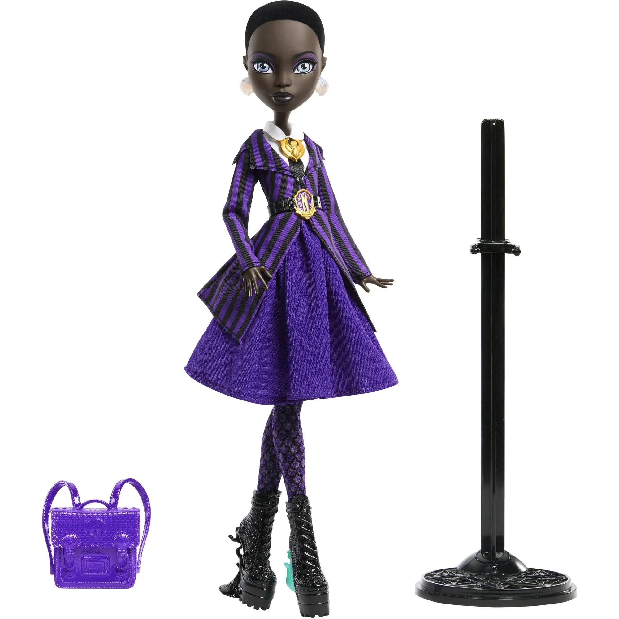 Monster High JDR71 x Wednesday Collectible Doll, Bianca Barclay in Nevermore Academy Uniform - Image 3