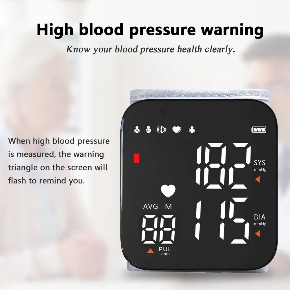 Moonsun MSBP01 Automatic Wrist Blood Pressure Monitor - Image 2