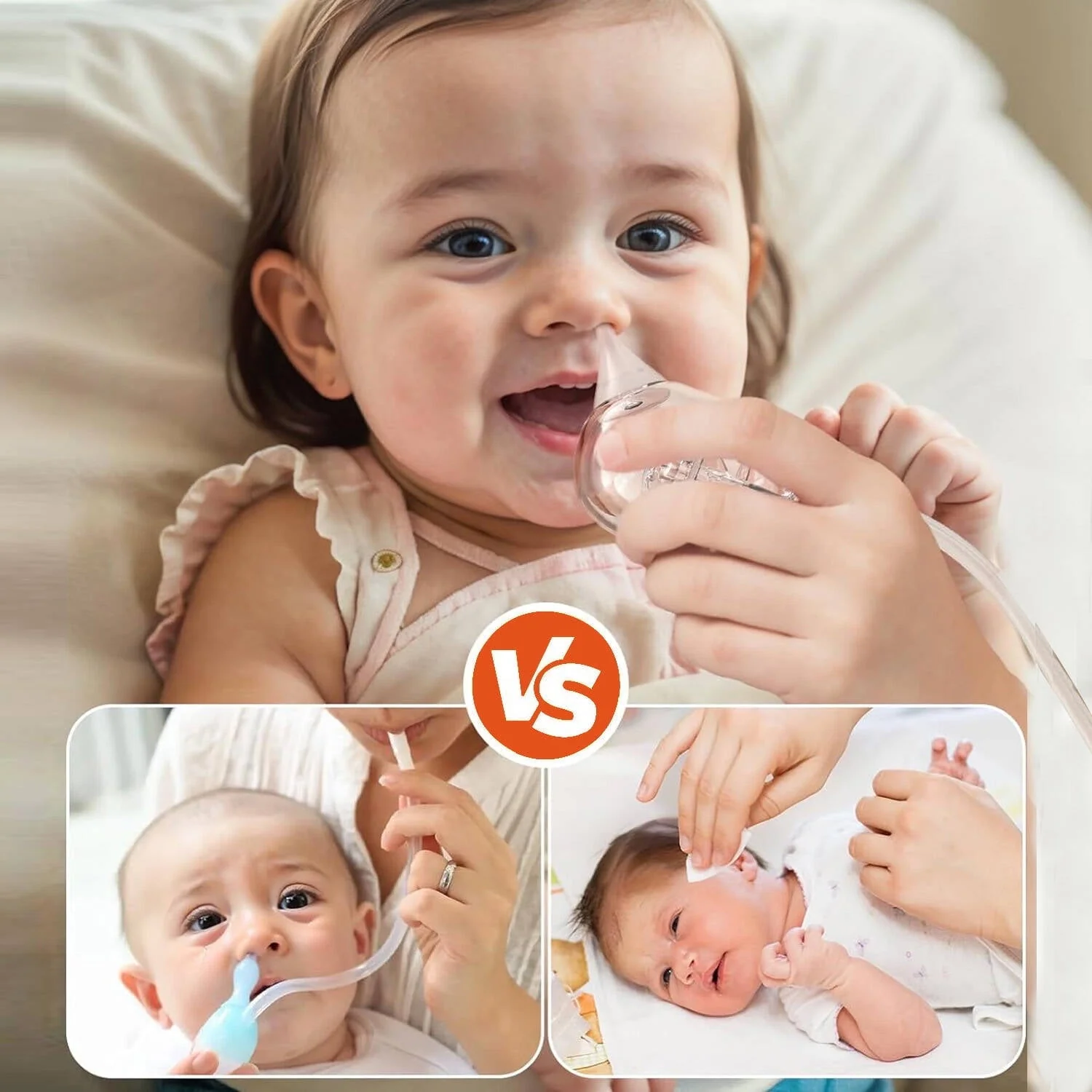 Morfone Nasal Aspirator for Baby, Hospital-Grade Electric Nose Cleaner with 9 Adjustable Suction Levels, Rechargeable, Includes 2 BPA-Free Silicone Tips, Night Light and Nursery Rhymes, 02XBQNUSH - Image 6