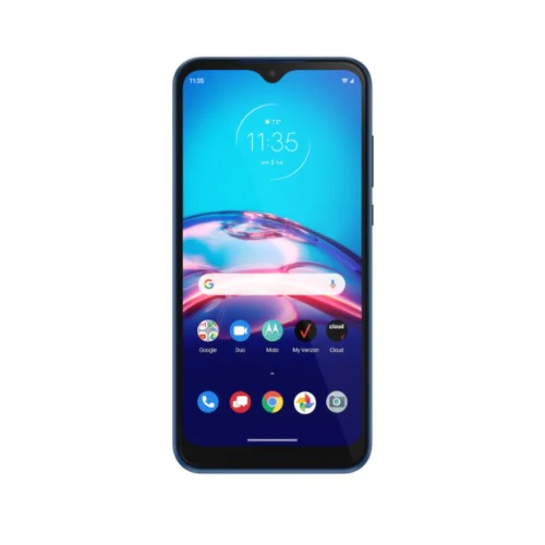 Motorola MOTXT20522PP Moto E 6.2" 32GB Storage 2GB RAM Android LTE Verizon Prepaid Cellphone - Midnight Blue - Image 2