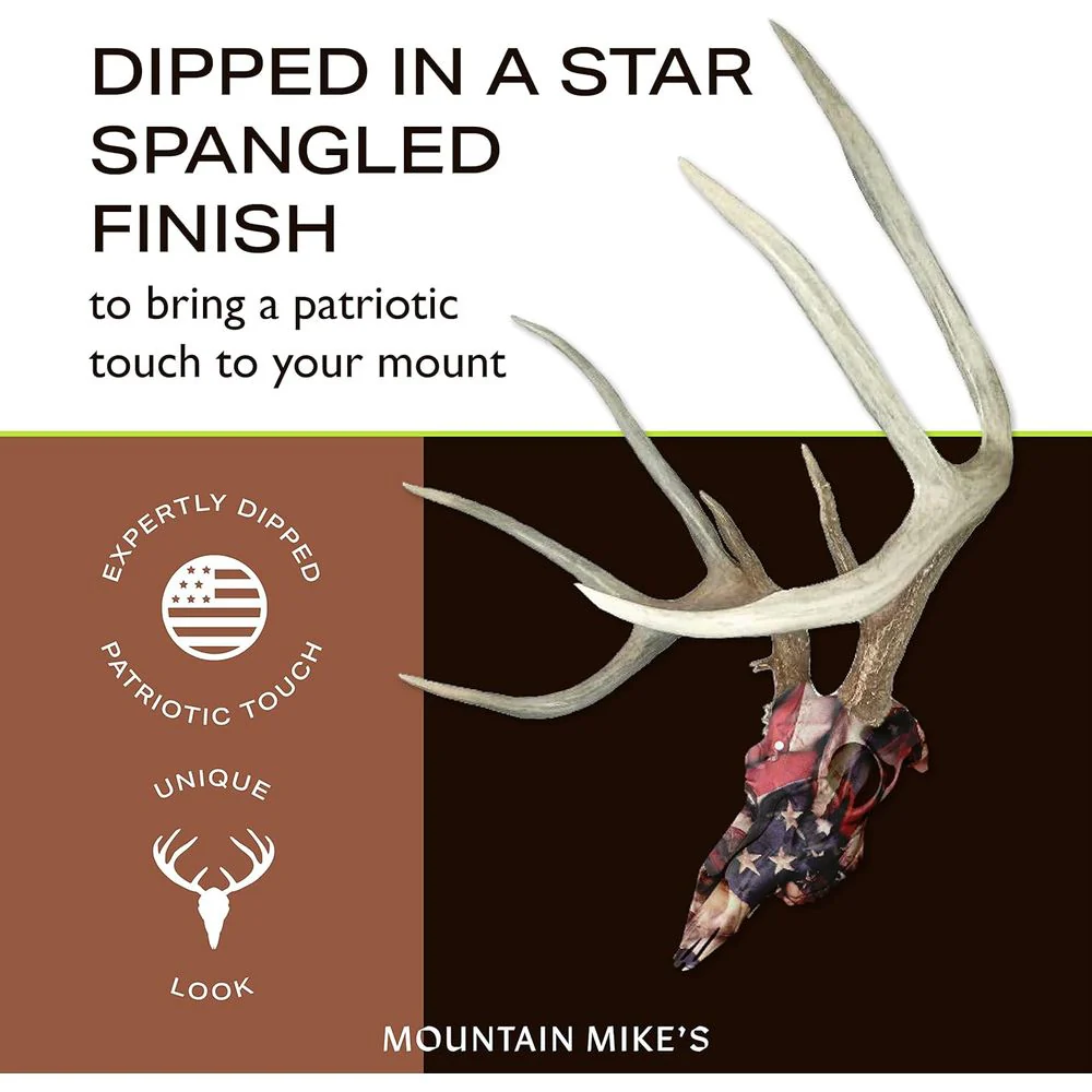 Mountain Mike's Reproductions MMR SMRF Skull Master Dipped Respect Flag - Antler Mounting Kit - Image 5