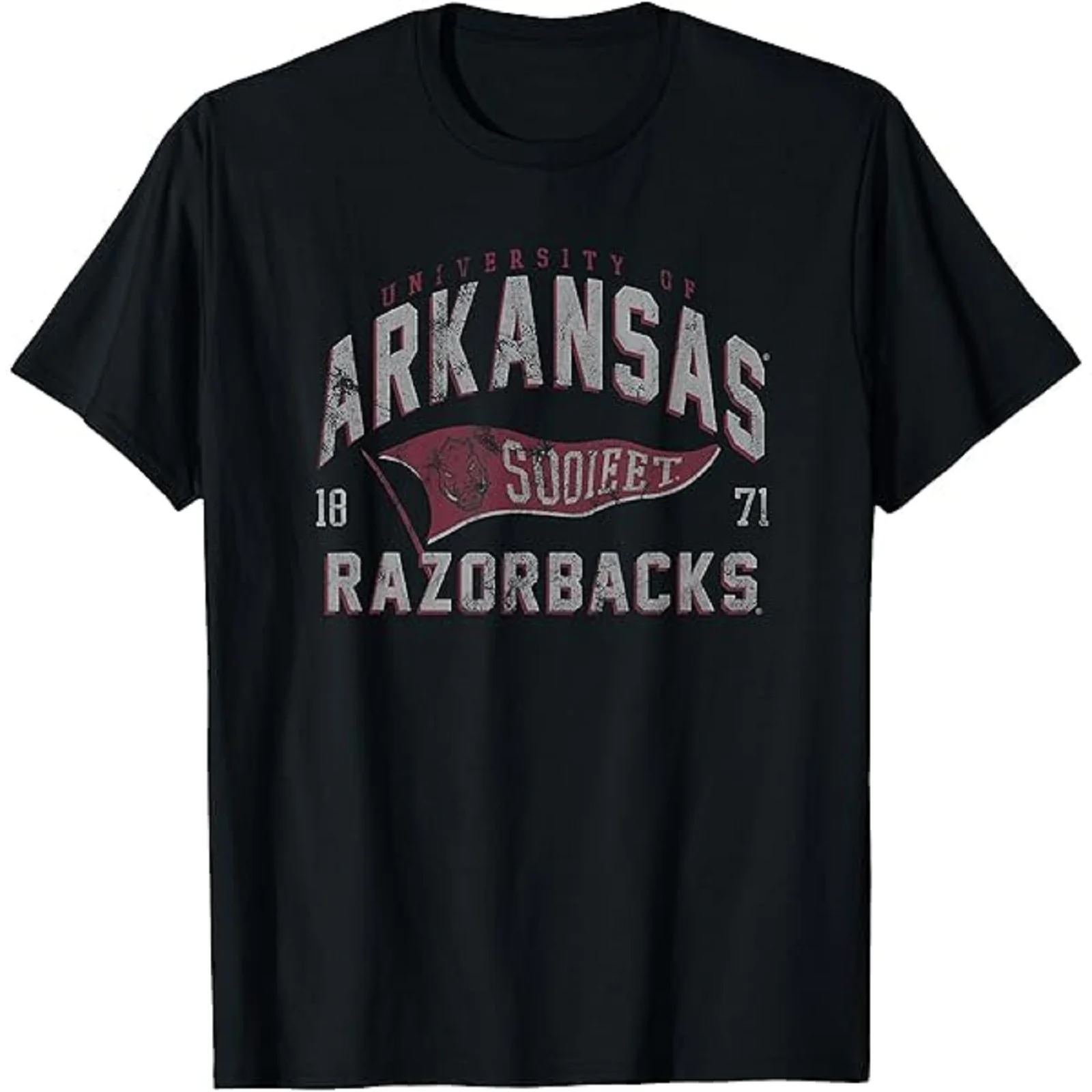 Mpw Softlines Men's Ar Razorbacks Mono Qb Thrifted, Black, L - Image 3