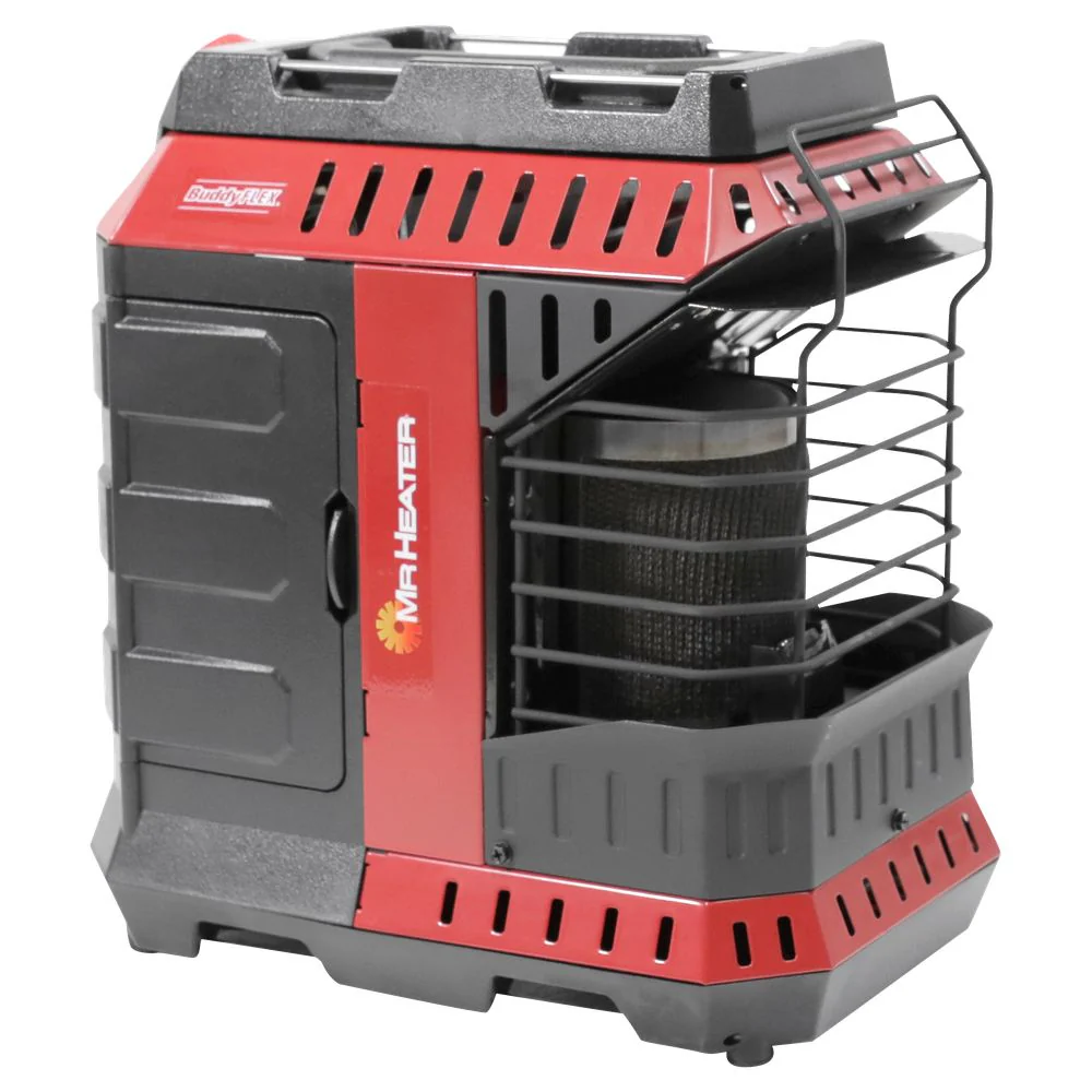 Mr. Heater MH11BFLEX 11,000 BTU Buddy FLEX Portable Propane Radiant Heater, Red