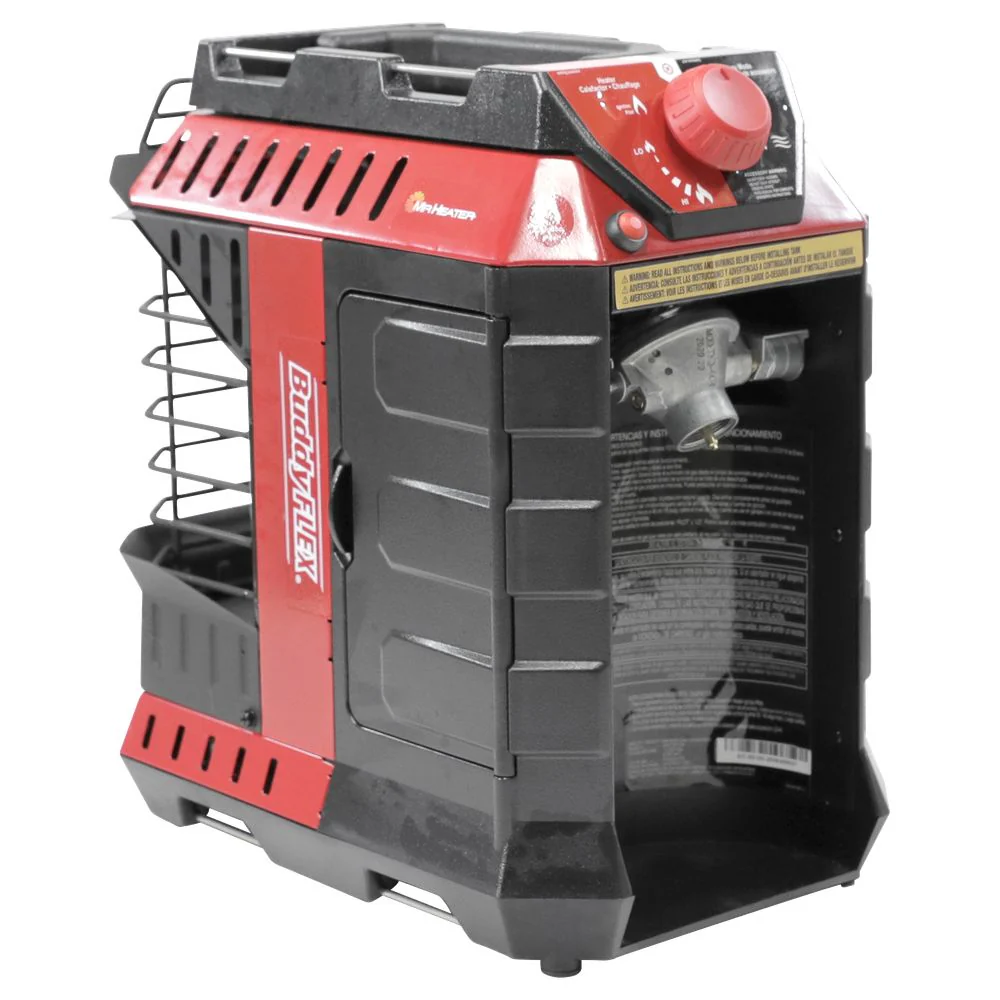 Mr. Heater MH11BFLEX 11,000 BTU Buddy FLEX Portable Propane Radiant Heater, Red - Image 3