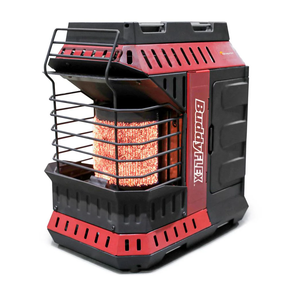 Mr. Heater MH11BFLEX 11,000 BTU Buddy FLEX Portable Propane Radiant Heater, Red - Image 6