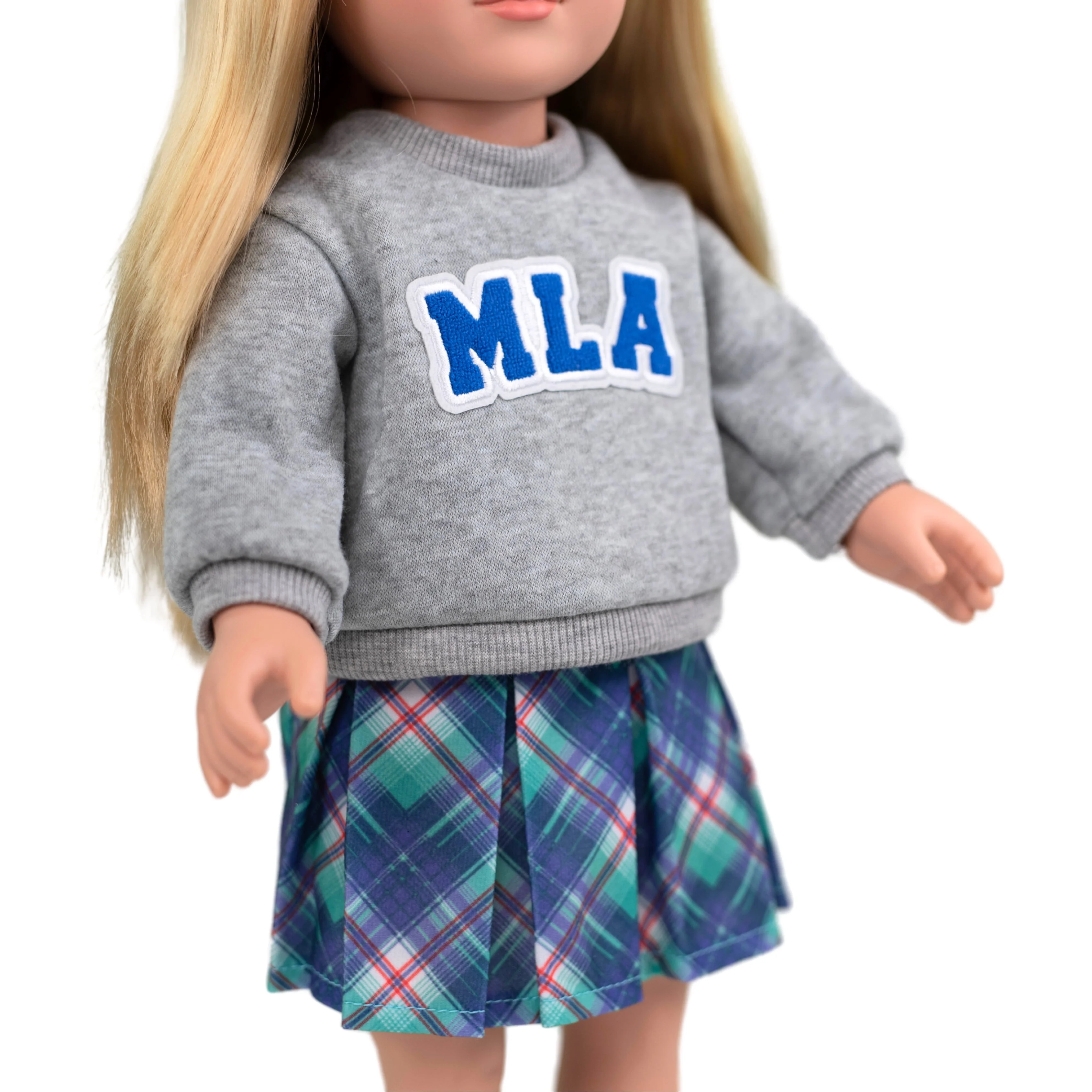 My Life As Sydney Posable 18-Inch Doll, Medium Blonde Hair, Brown Eyes, Ready-for-School Outfit - Image 6