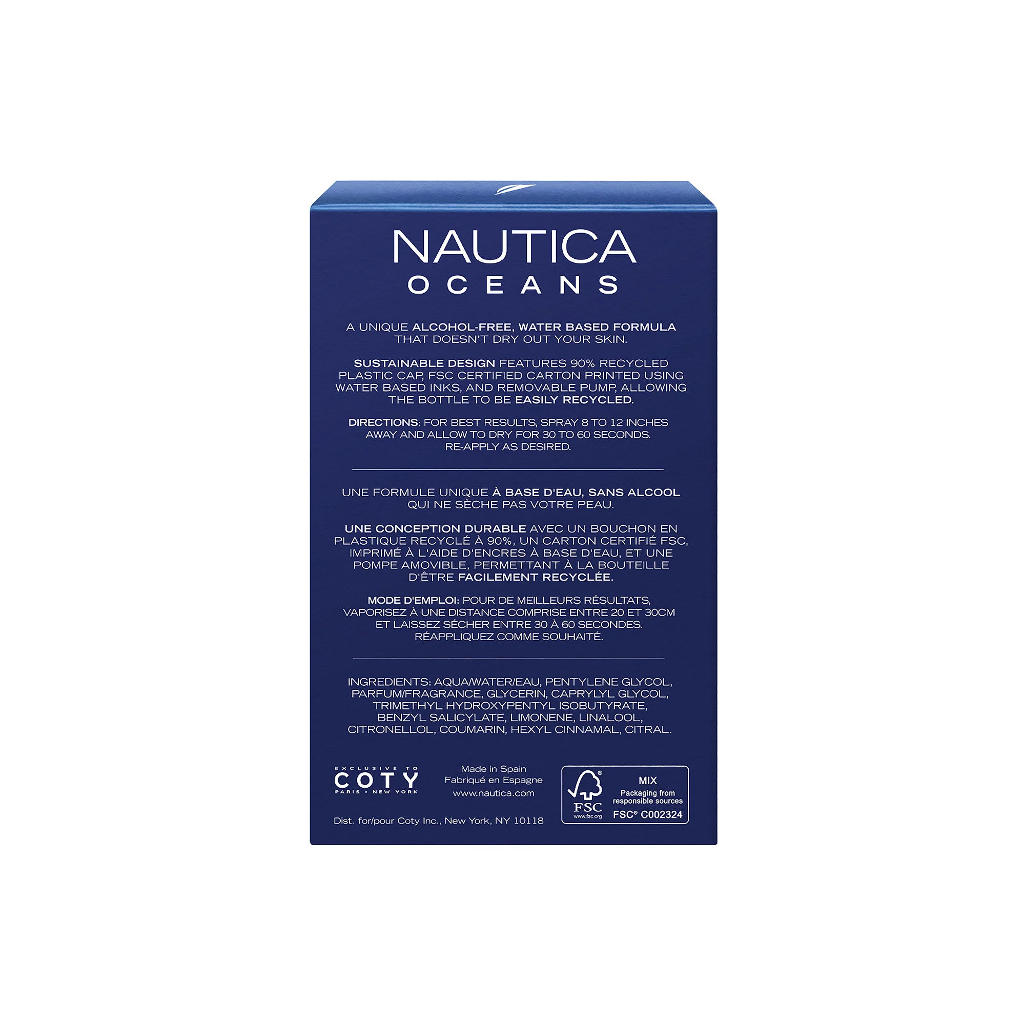 Nautica Oceans Eau de Toilette Spray, 50ml - Perfect Gift - Image 4