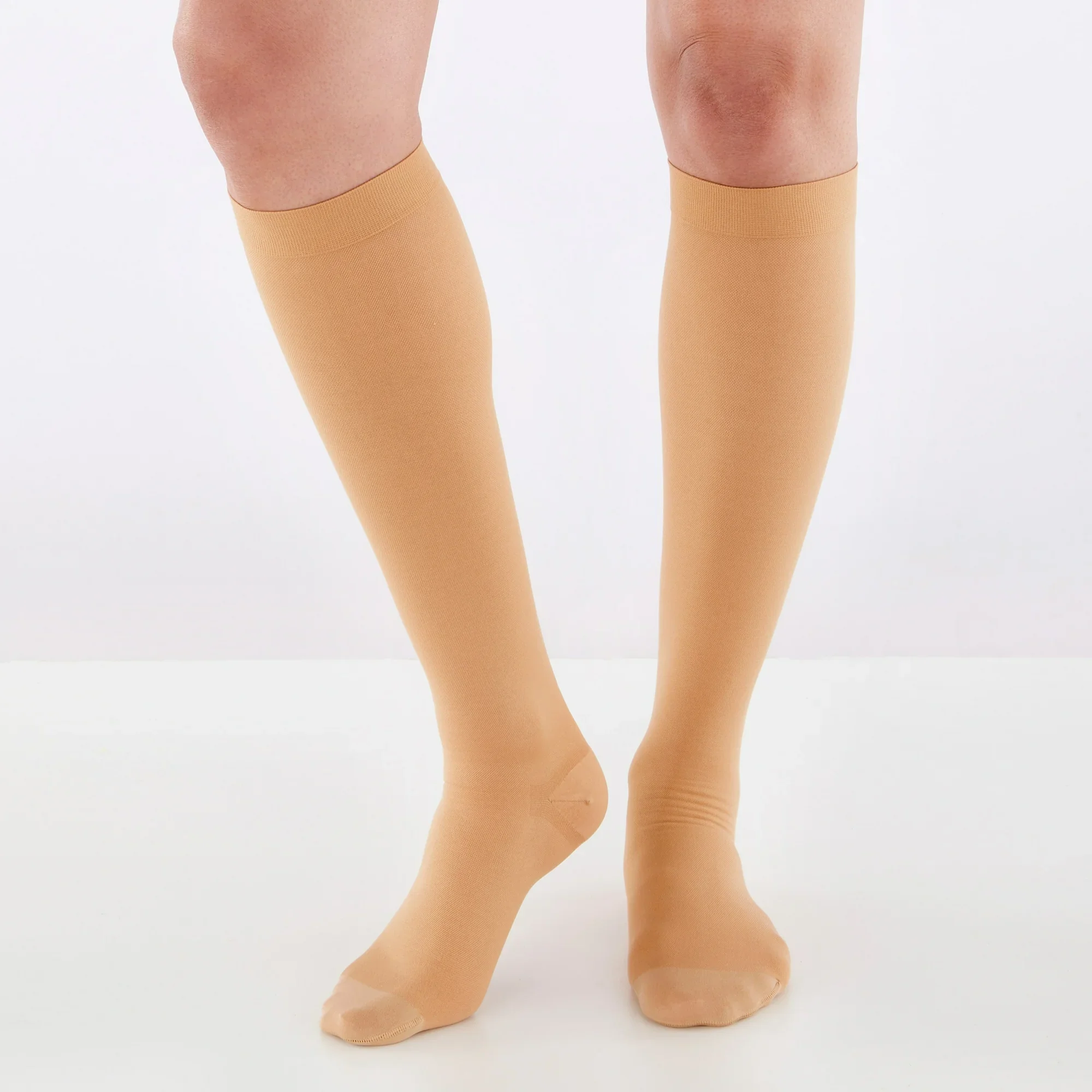 Neo G 003-MT Knee Highs Therapeutic Socks (20-30mmHg) - Medium, Beige - Image 2