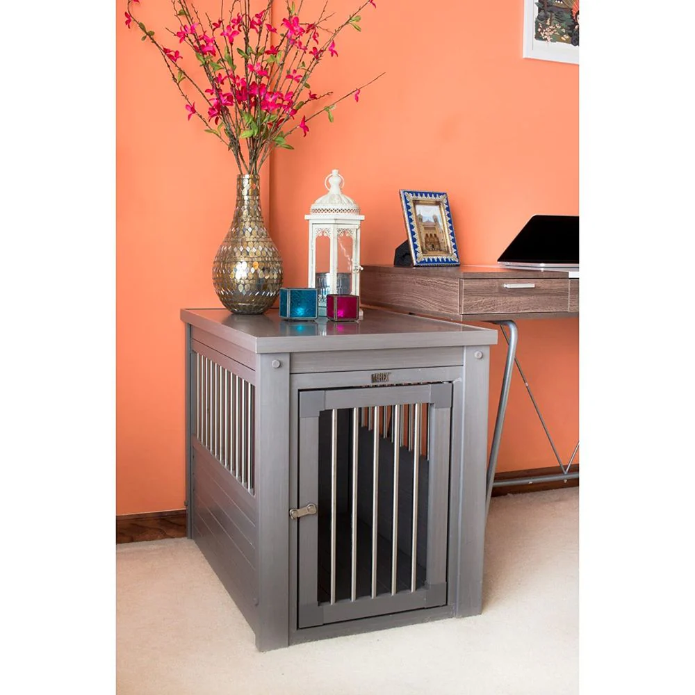 New Age Pet EHHC405XL ECOFLEX Dog Crate End Table, Grey, X-Large - Image 3