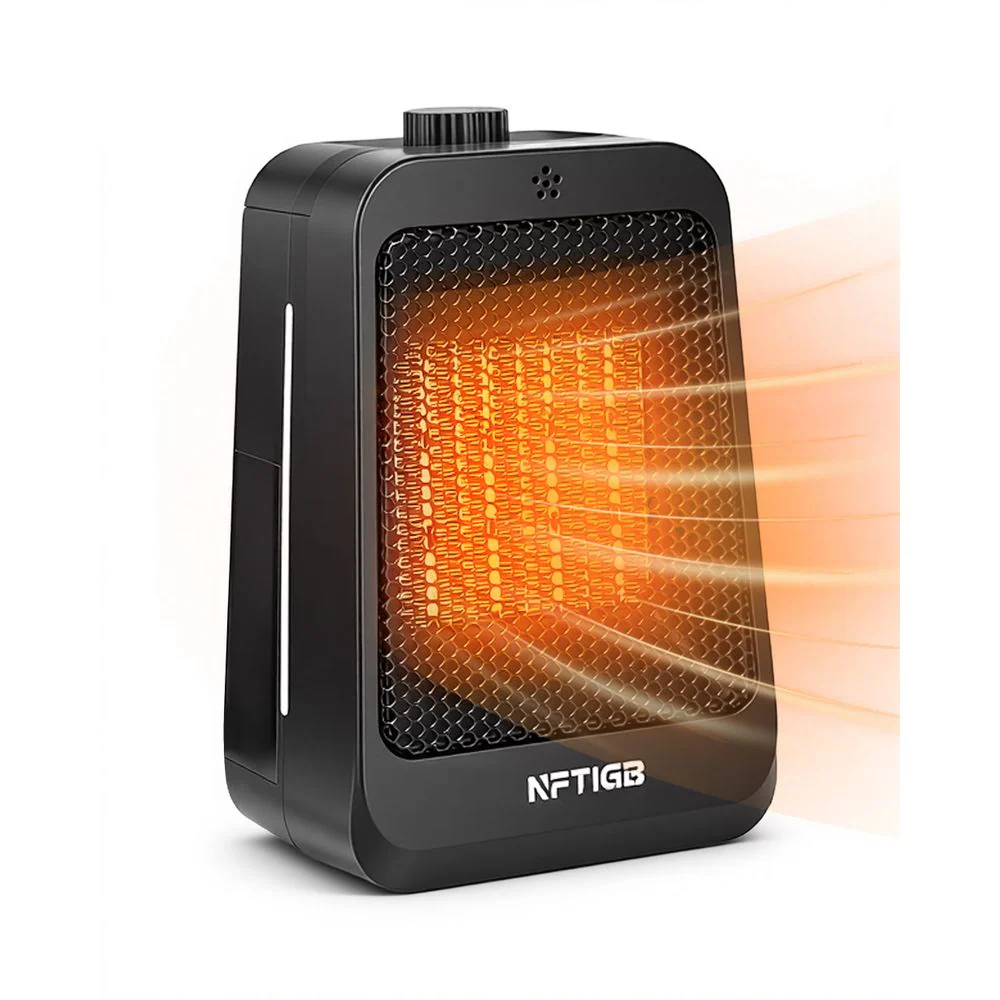 NFTIGB 1500W PTC Portable Desktop Electric Space Heaters, Black