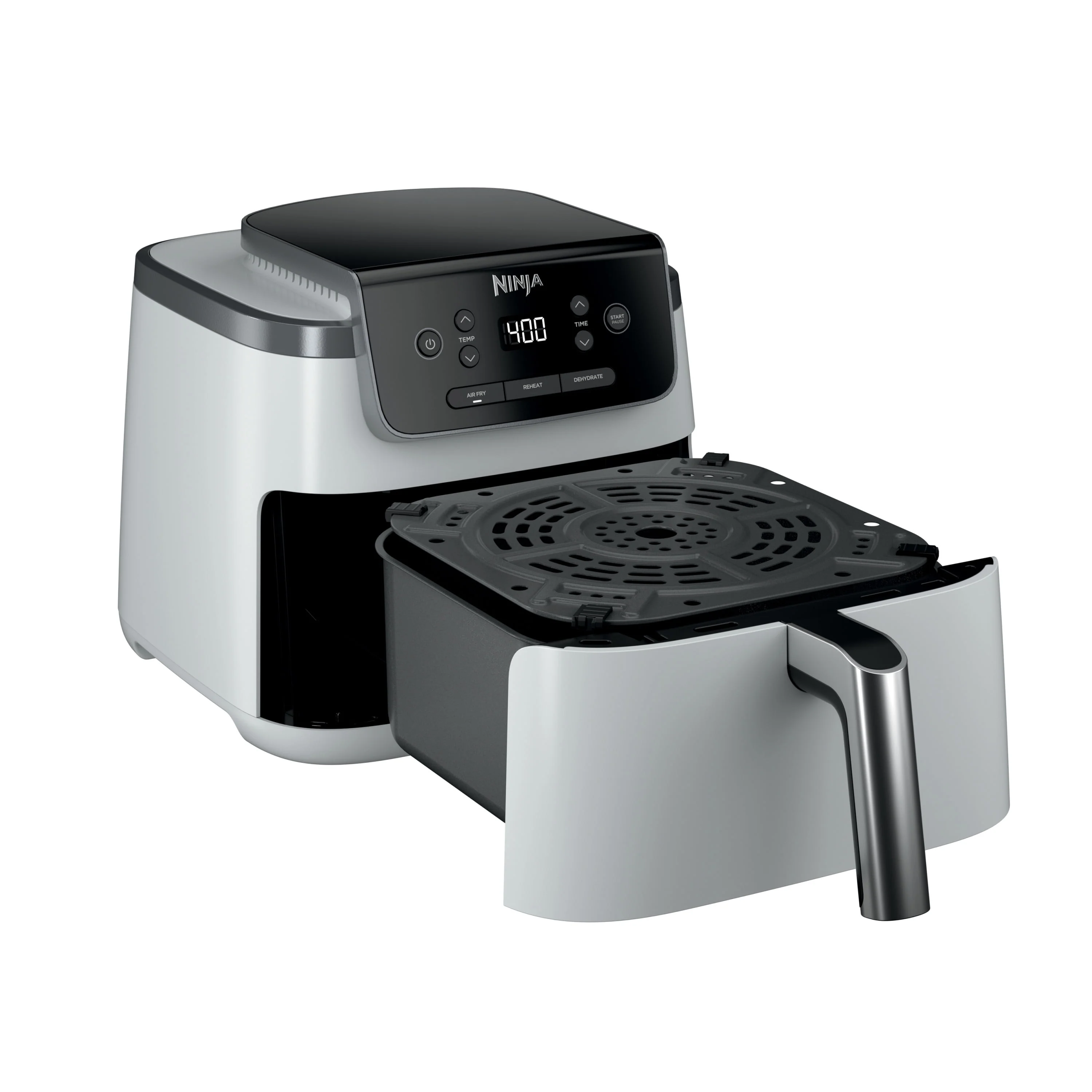 Ninja Pro 3-in-1 Air Fryer XL, 5-Quart Basket, Air Crisp Technology, Non-Stick Crisper Plate, White, AF140WMWH