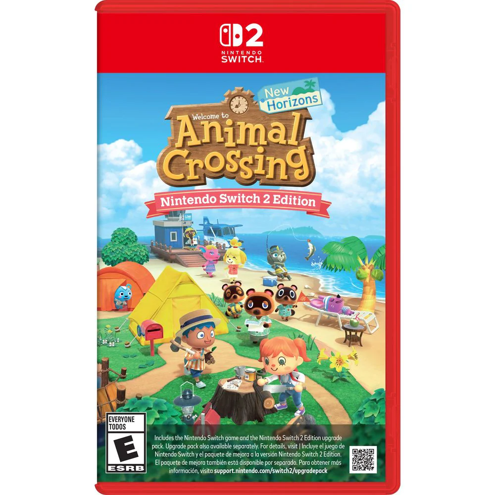 Nintendo Animal Crossing New Horizons Nintendo Switch 2 Edition Simulation Game Enhanced Resolution Multiplayer NXSPACBAD