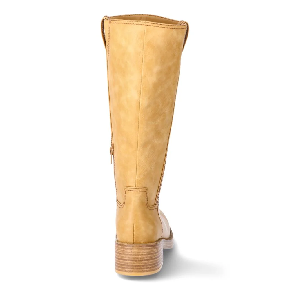 No Boundaries Women's Tall Riding Boot, Size: 6, Medium, Honey - Image 6