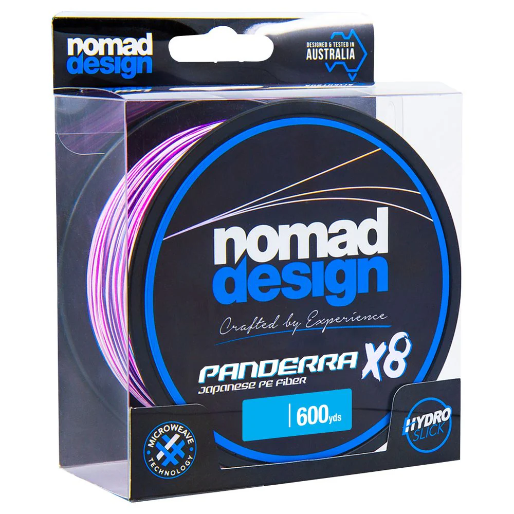 Nomad Design PD100-600 Panderra Braid - Multi Color - 600 Yards - 100-lb. Test