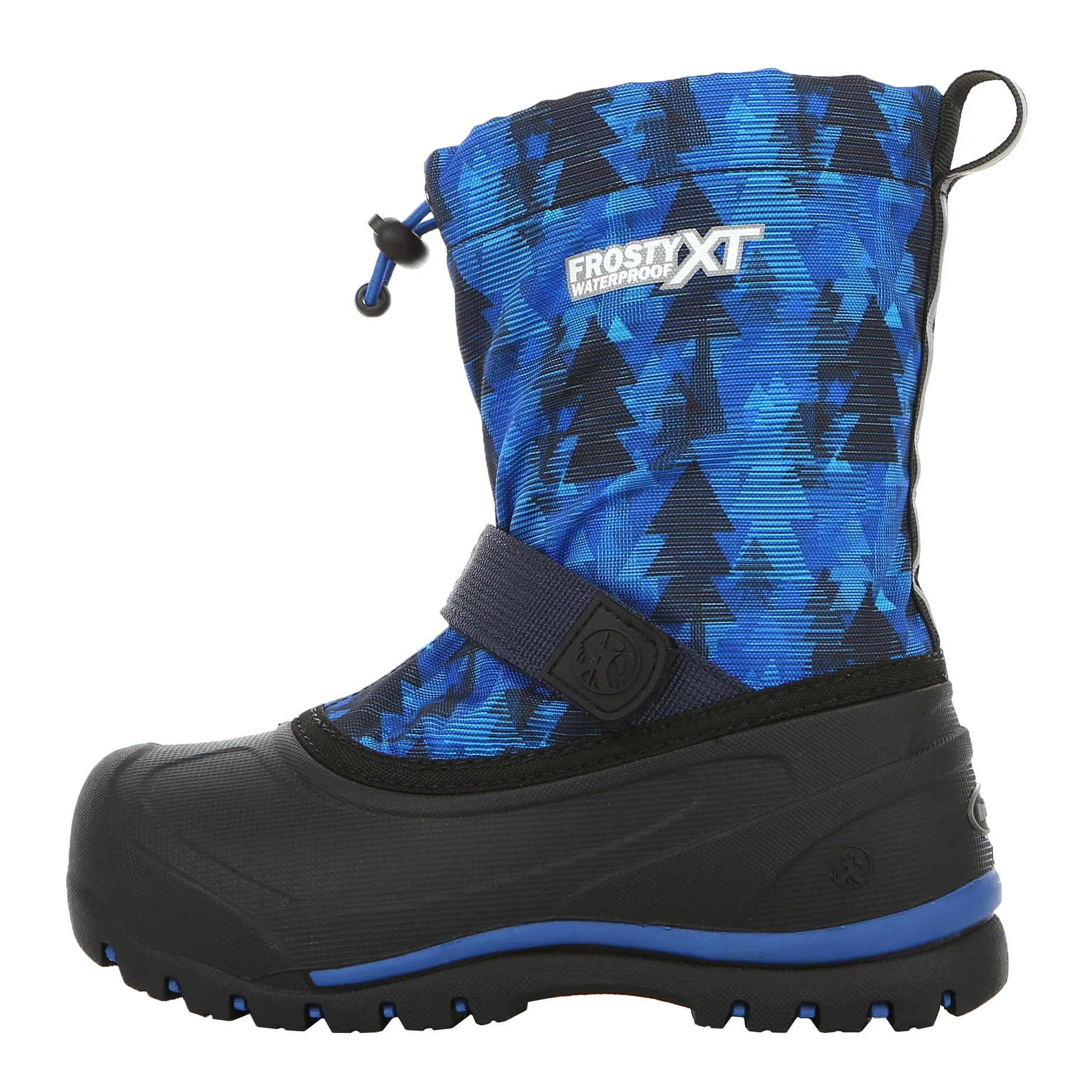 Northside Kids Frosty XT Waterproof Insulated Winter Snow Boot, Black/Navy, Toddler Size 10, 200g Thinsulate, Removable Felt Liner, Reflective Heel Pull Strap, 922512 - Image 2