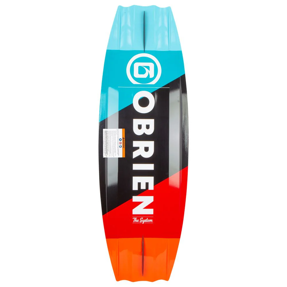 O'Brien System Wakeboard with Clutch Bindings - Red/Black - 135cm - Image 5