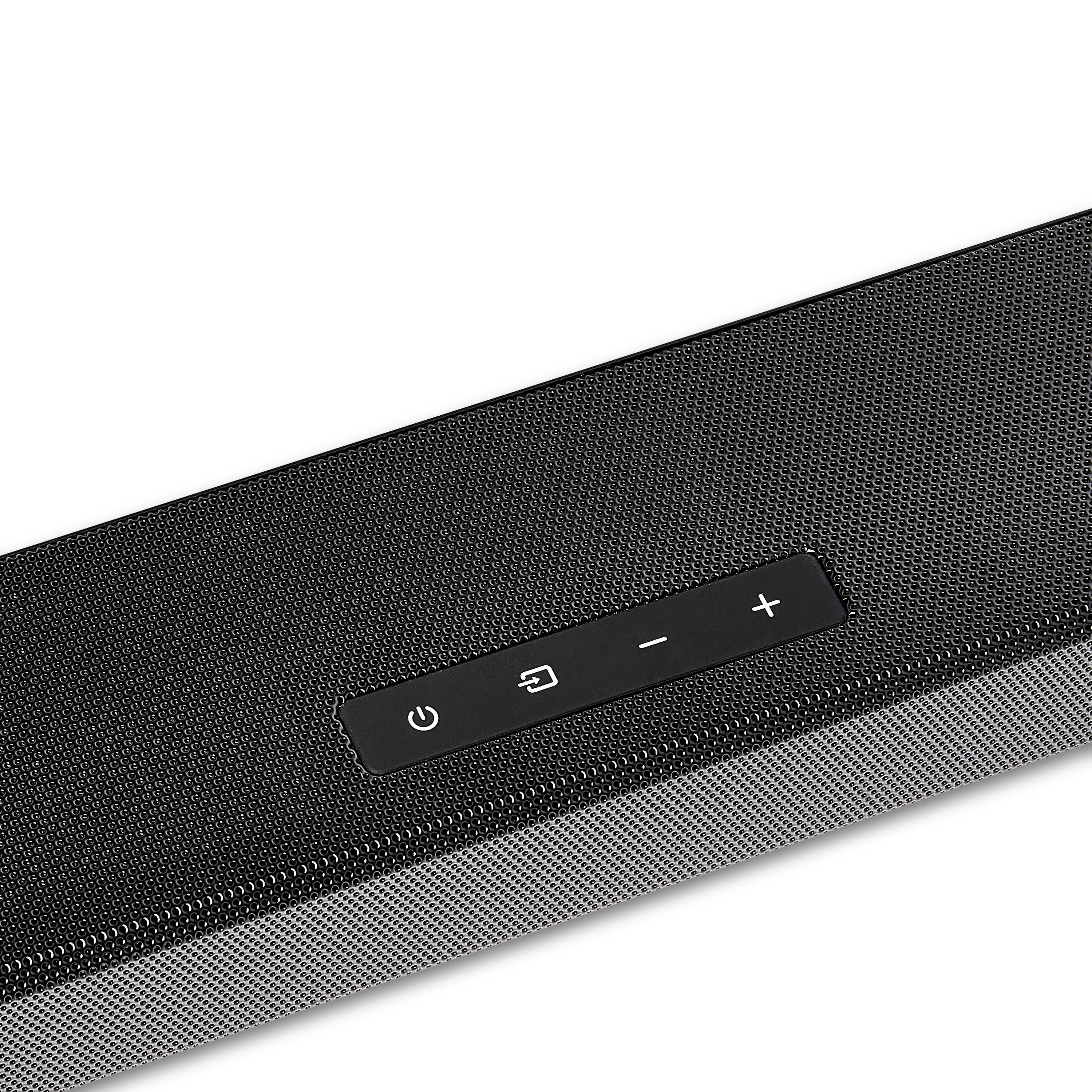onn. 100135498 5.1 Ultra-Slim Surround Soundbar System with Dolby Atmos, Black, 36" - Image 3