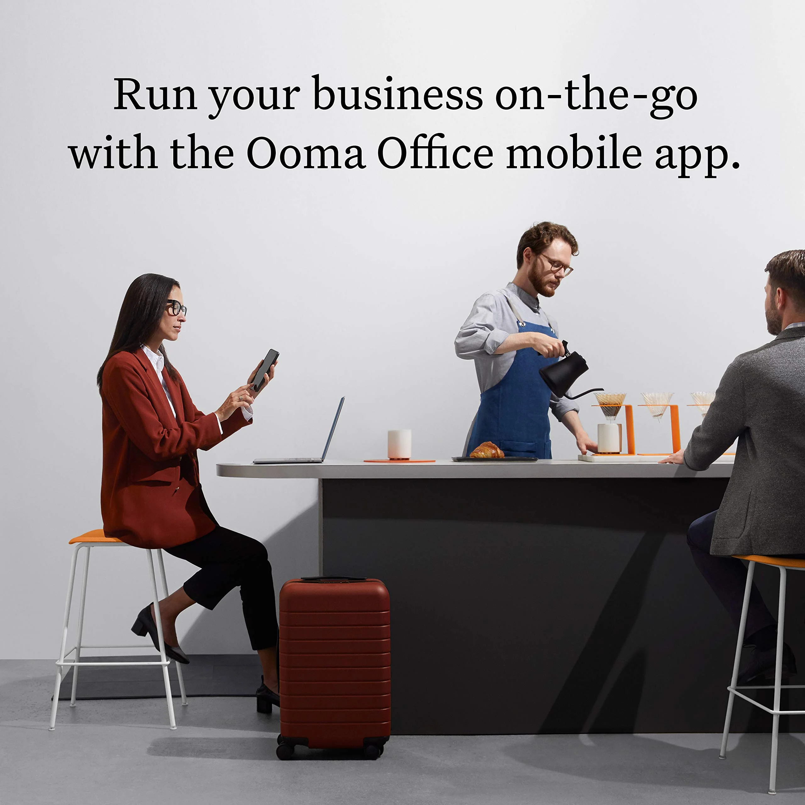 Ooma 8-Line Wi-Fi IP Corded Conference Phone, 32 Programmable Keys, Dual-Band Wi-Fi, Bluetooth, Full-Duplex HD Speakerphone, Black, GRP2624 - Image 5