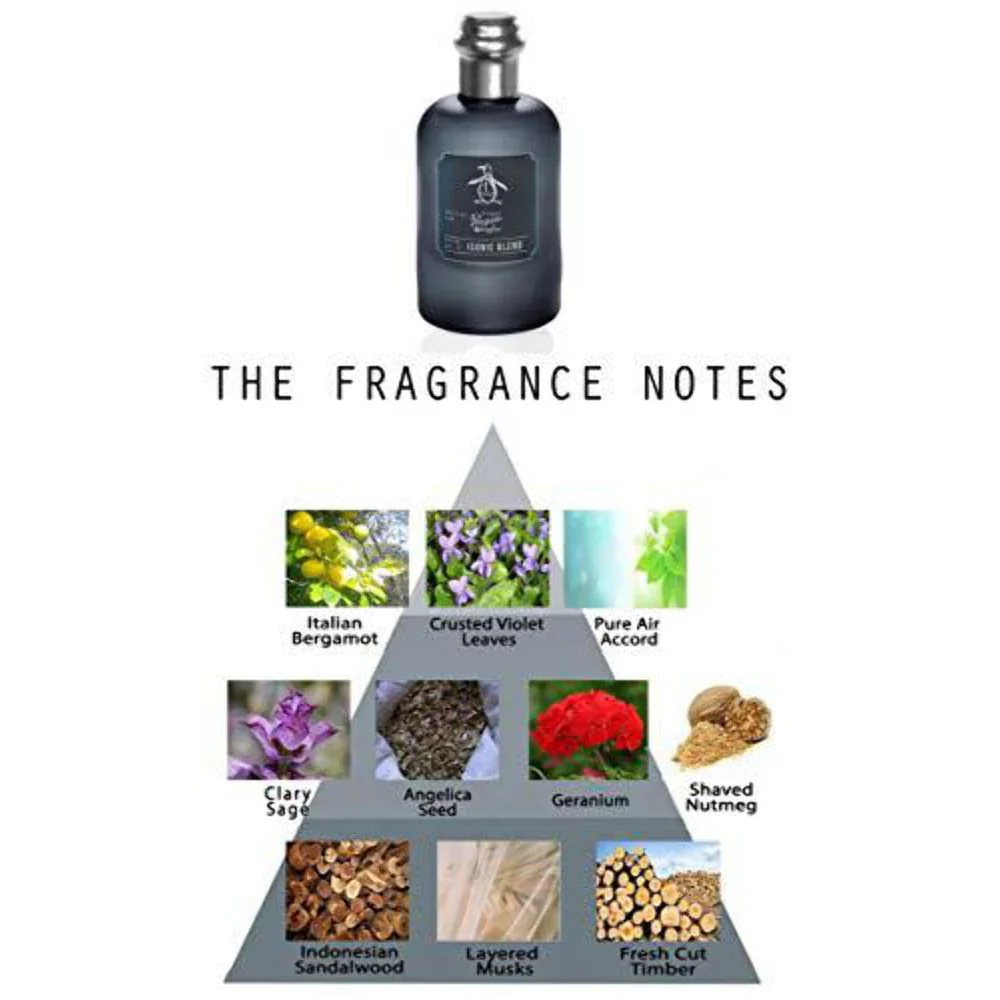 Original Penguin Iconic Blend Men's Eau De Toilette Spray, Fresh Spicy Woody Scent, 3.4 Fl Oz, PEN-ICO-M-00-100-02 - Image 6