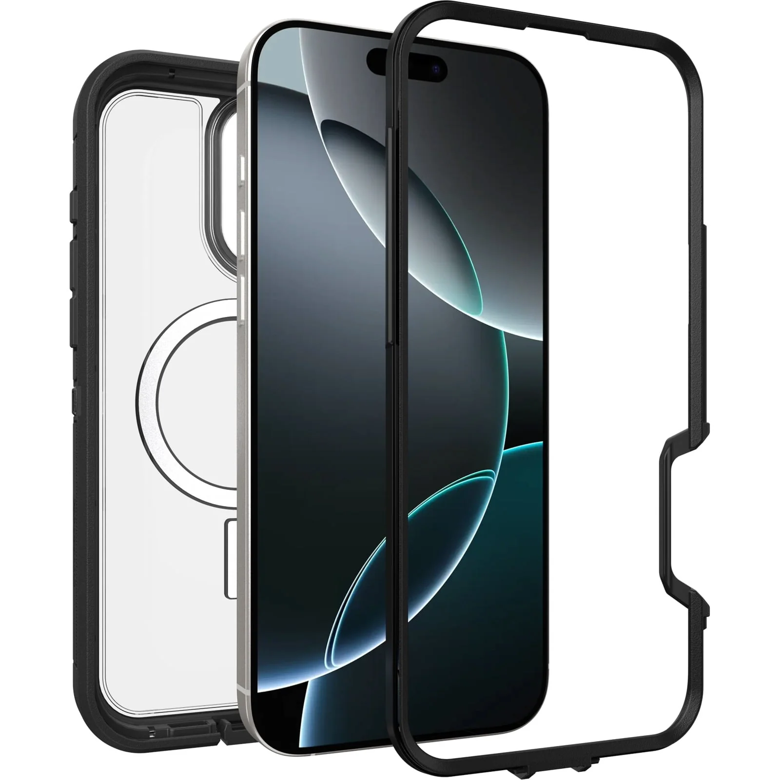 OtterBox iPhone 16 Pro Max MagSafe Defender Series Pro XT Case, Clear - Image 3