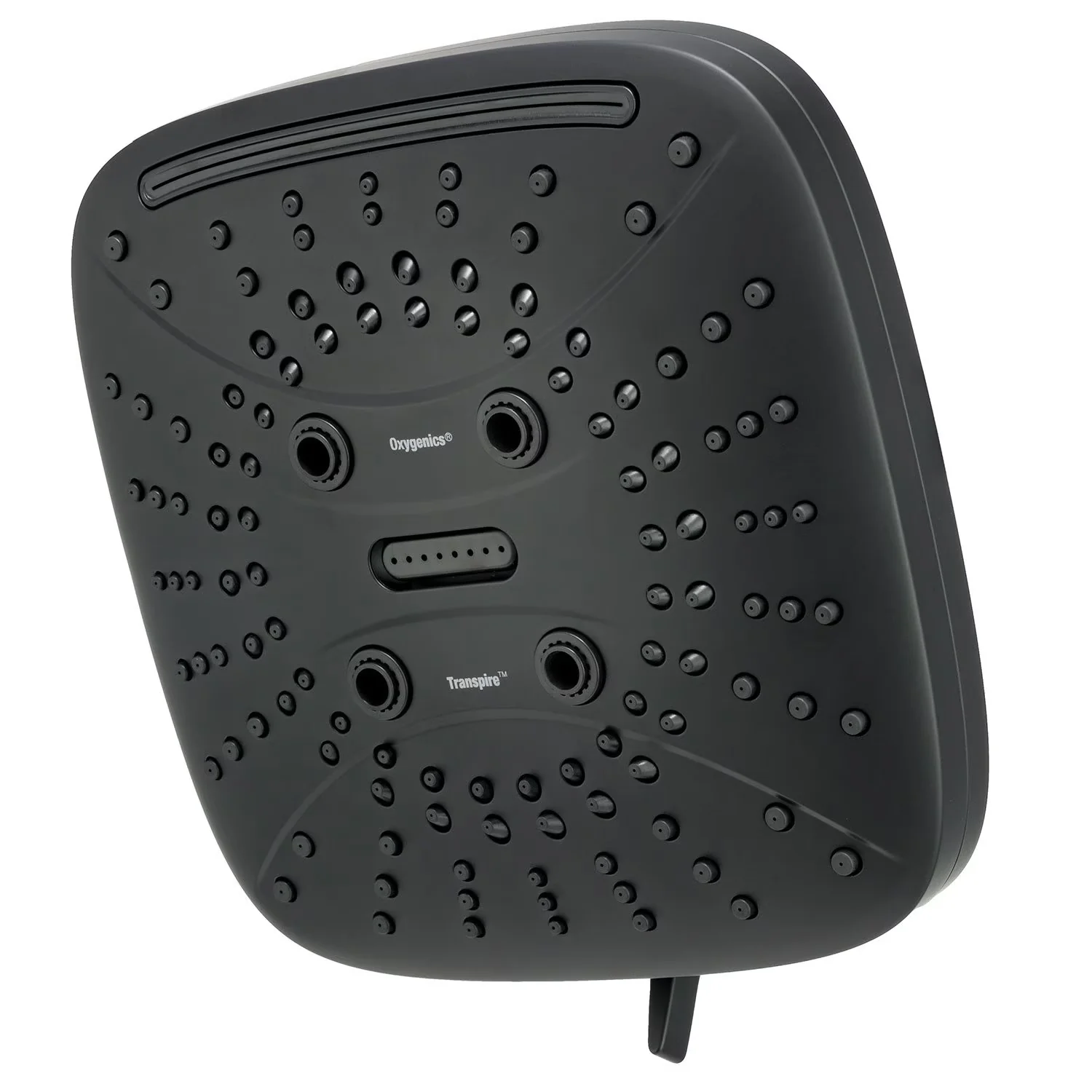 Oxygenics Transpire 5-Setting Rain Shower Head, Matte Black - Image 2