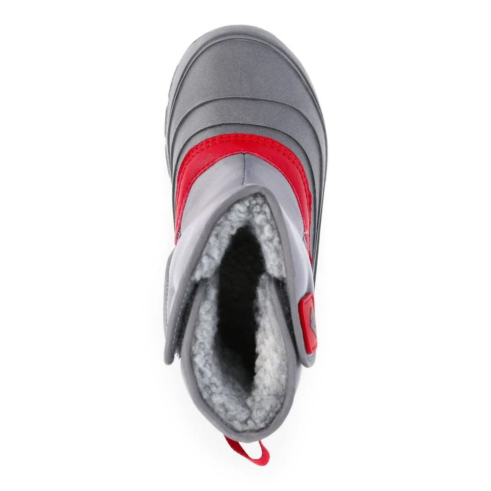 Ozark Trail BYOT45BA005E Kids Waterproof Shell Winter Boots, Size: 9, Grey Red - Image 4