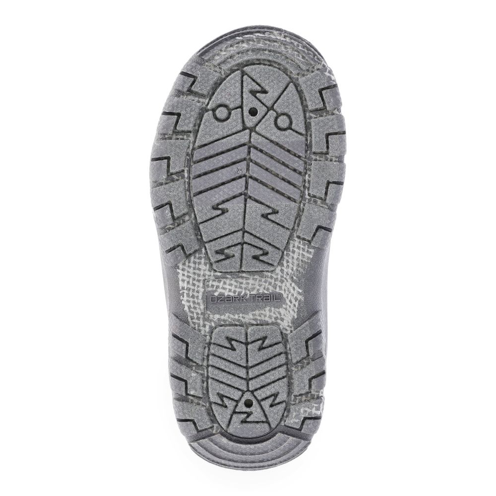 Ozark Trail BYOT45BA005E Kids Waterproof Shell Winter Boots, Size: 9, Grey Red - Image 5