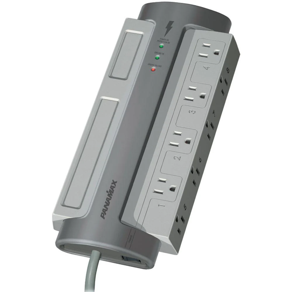 Panamax 8-Outlet Surge Protector with Circuitry Protection-M8-EX - Image 2