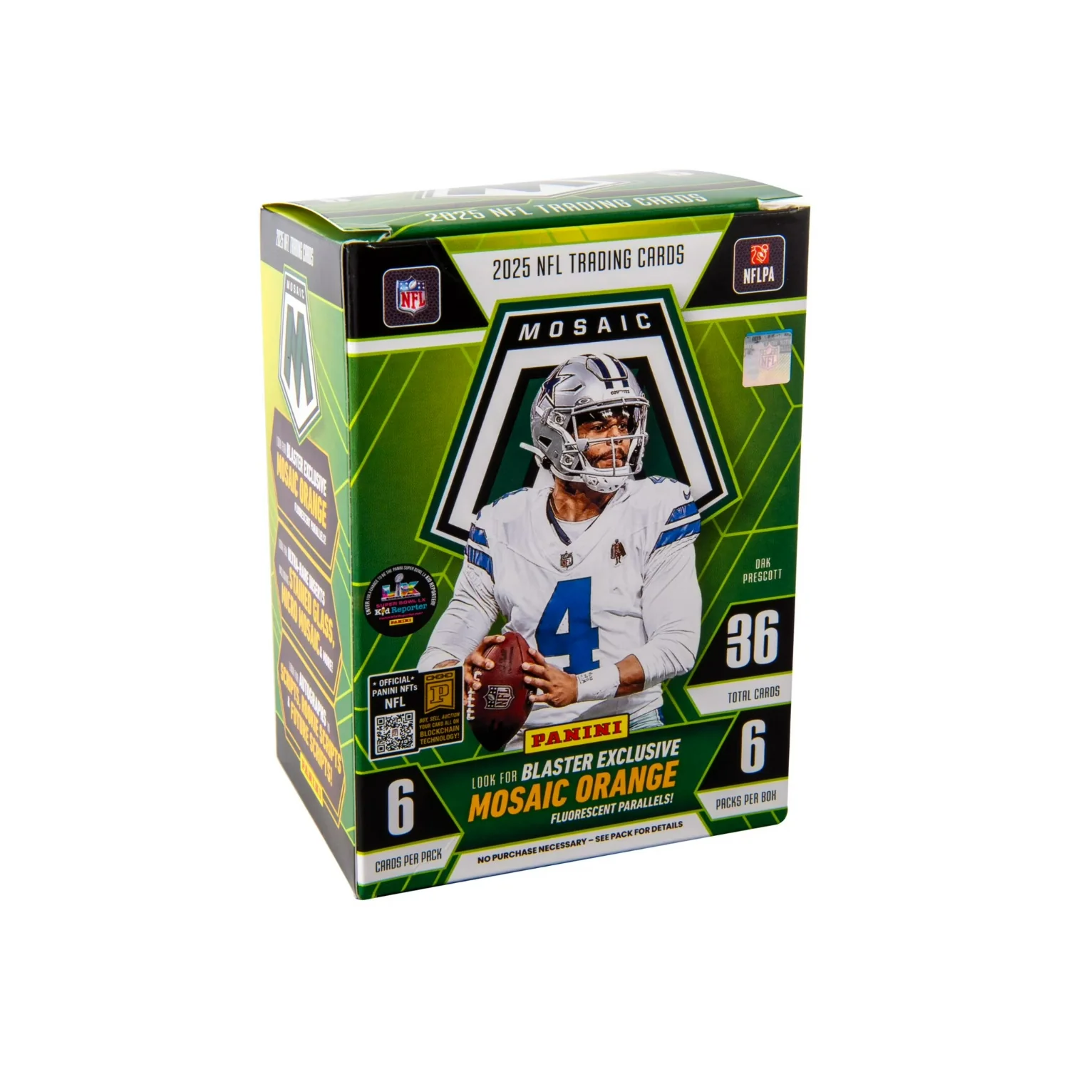 Panini 2-18622-20 2025 Mosaic Football Trading Cards Blaster Box - Image 2