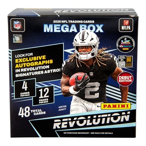 Panini 2025 Revolution Football Trading Cards Mega Box, Multi-Color, Standard Edition - Image 4